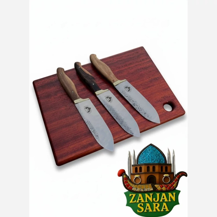چاقو قصابی فولاد پشت سیاه استاد میثم زنجان