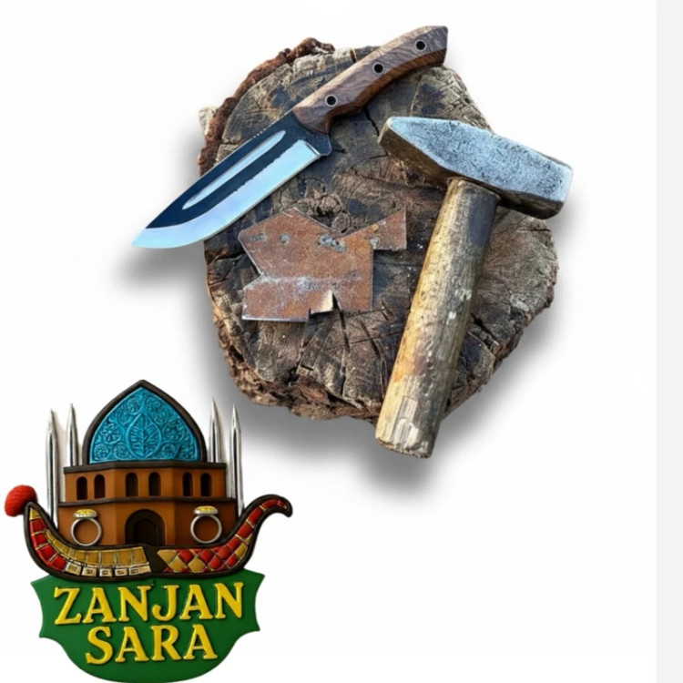 چاقو شکاری فولاد فنر آهن بر بقاء زنجان