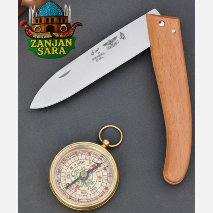 چاقو تاشو استیل چوپانی حیدری سایز 2 زنجان