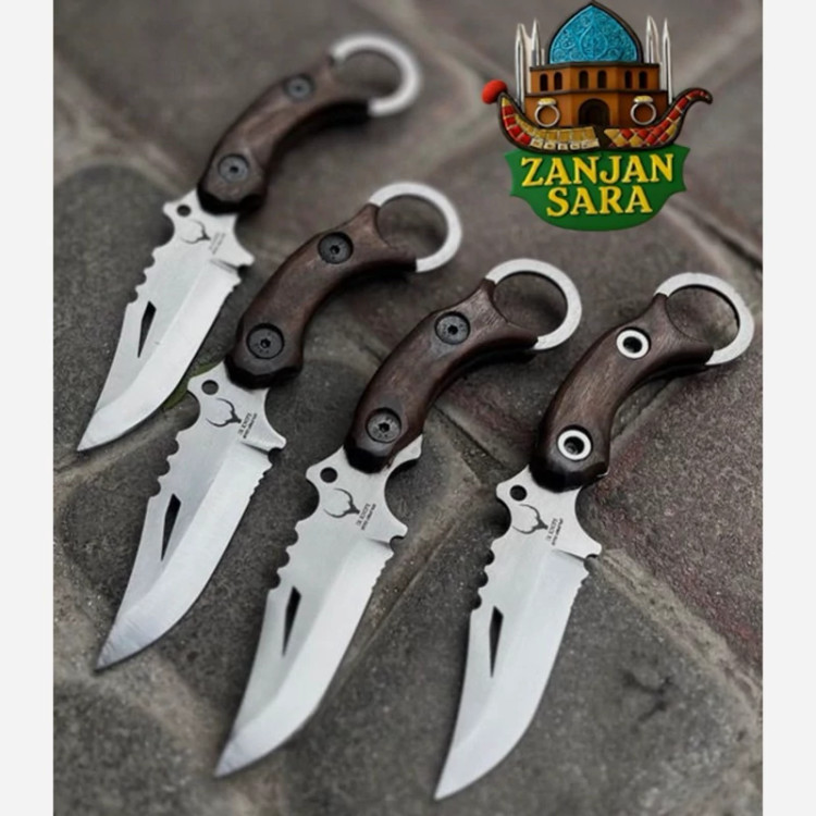 چاقو شکاری فولاد مدل کارامبیت ایران نایف زنجان