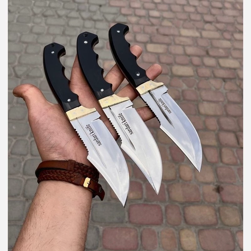 چاقو شکاری فولاد پنجه دار سرداری زنجان