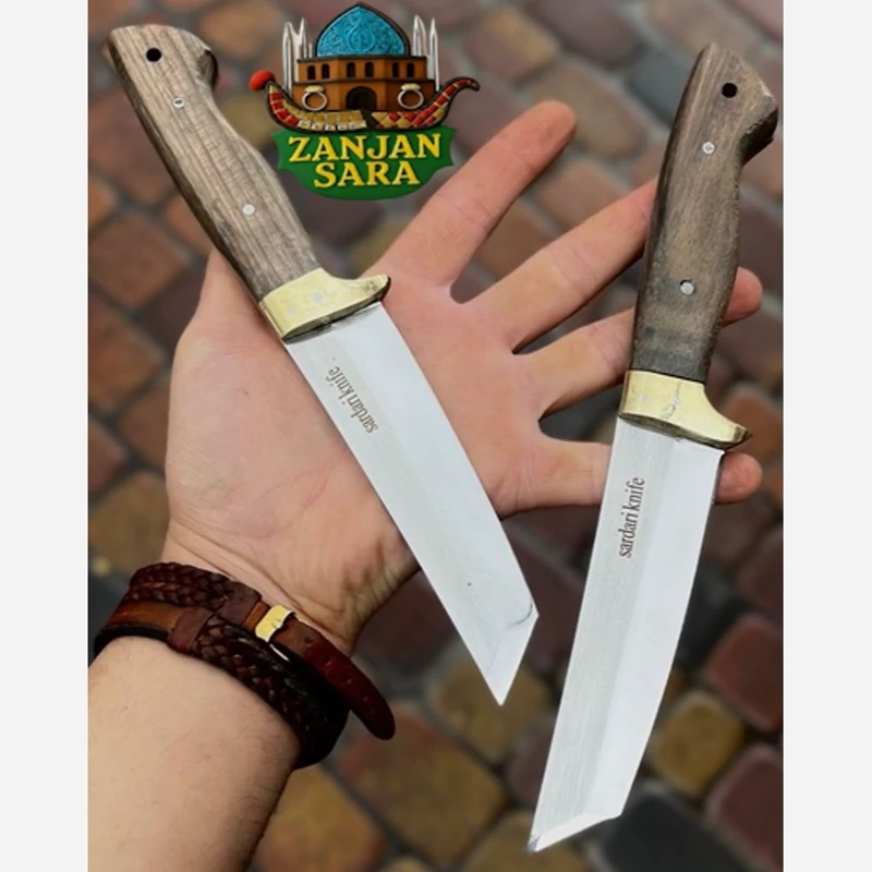 چاقو شکاری فنر تانتویی سرداری زنجان