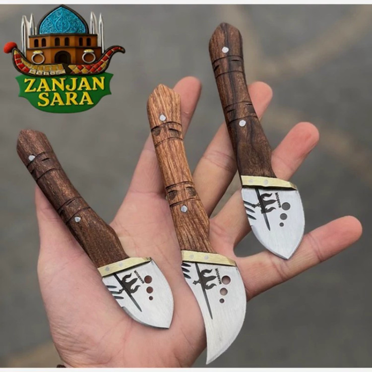 چاقو پوست کن استیل دسته بلند منصور زنجان