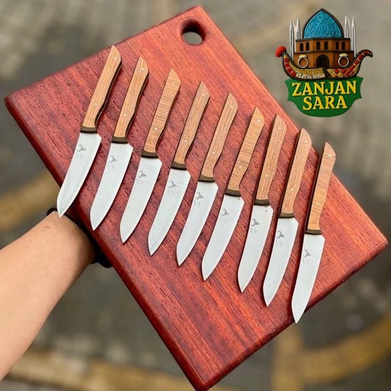 چاقو آشپزی استیل دم دستی صفری زنجان