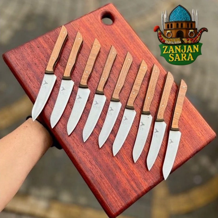 چاقو آشپزی استیل دم دستی صفری زنجان