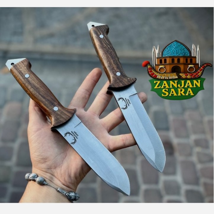 چاقو شکاری فولاد ضربه زن دار زنجان