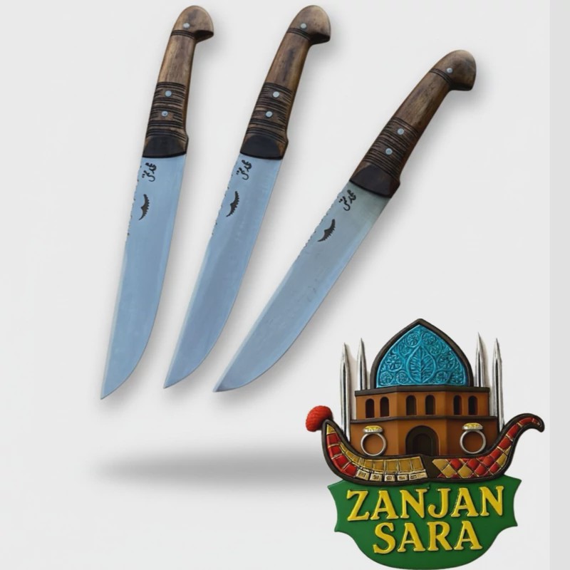 چاقو قصابی و شکاری فولاد قمی زنجان