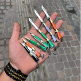 چاقو تاشو استیل جاسویچی مدل تفنگی زنجان