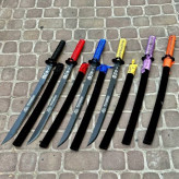 کاتانا فولاد رنگی ووشو زنجان