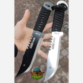 چاقو شکاری رمبو پشت اره ای فولاد k300 زنجان