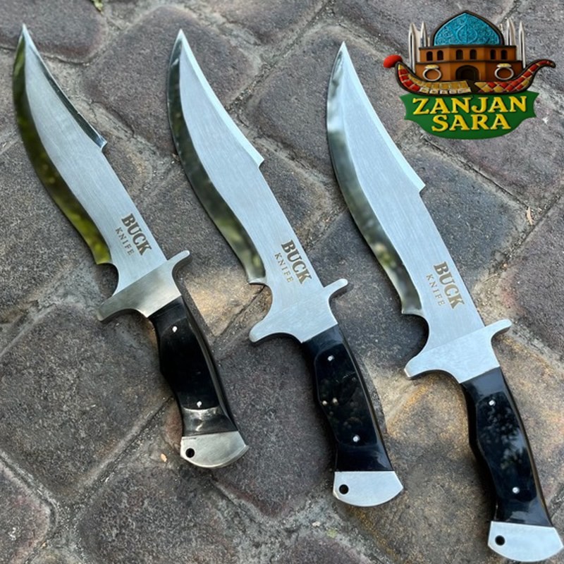 چاقو شکاری فنر ضخیم طرح باک زنجان