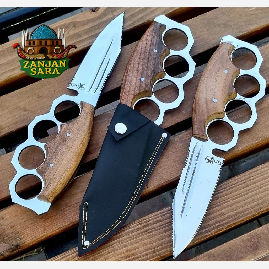 چاقو شکاری فولاد پنجه دار محمد زنجان