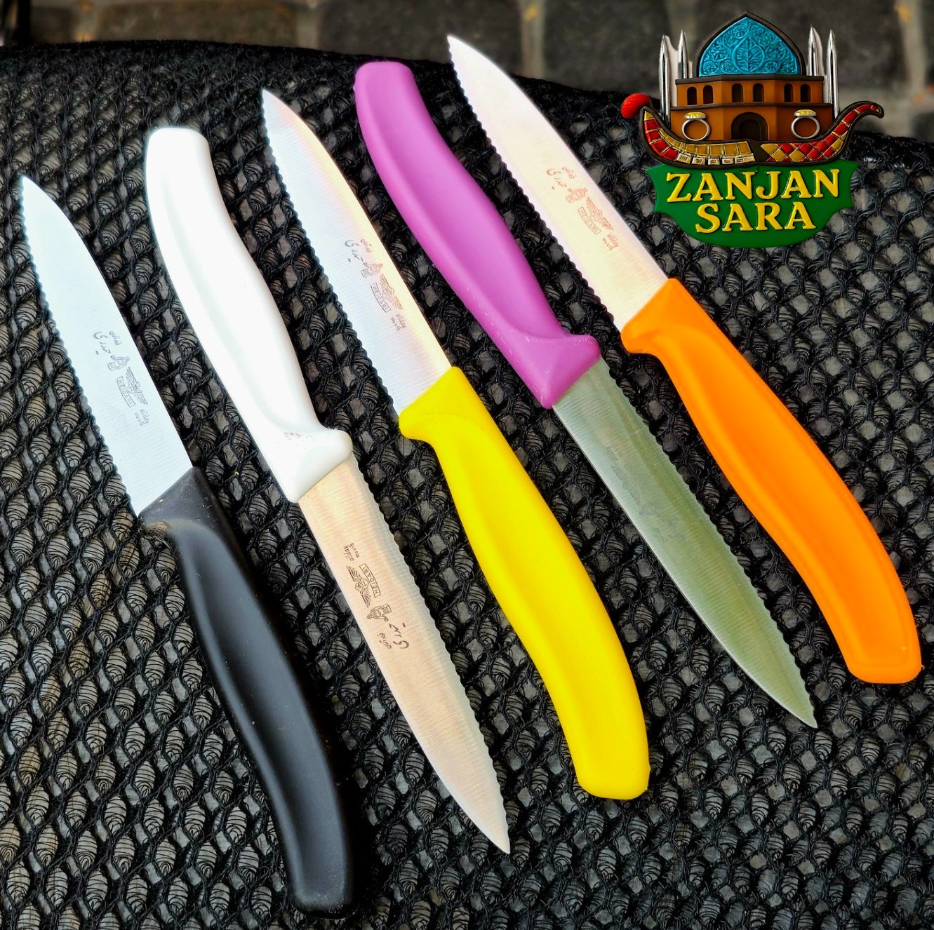 چاقو آشپزی استیل ارّه ای کوچک حیدری زنجان