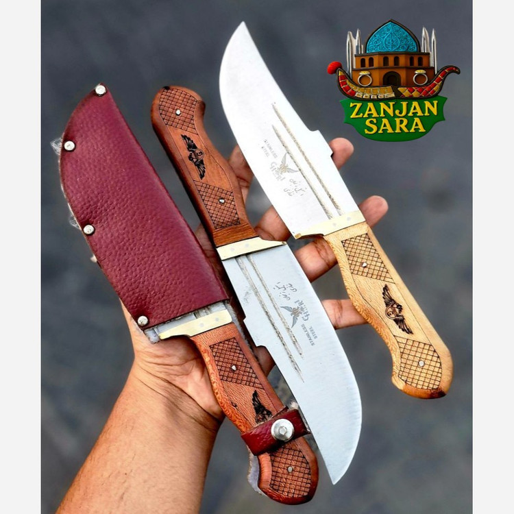 چاقو شکاری استیل غفاری زنجان