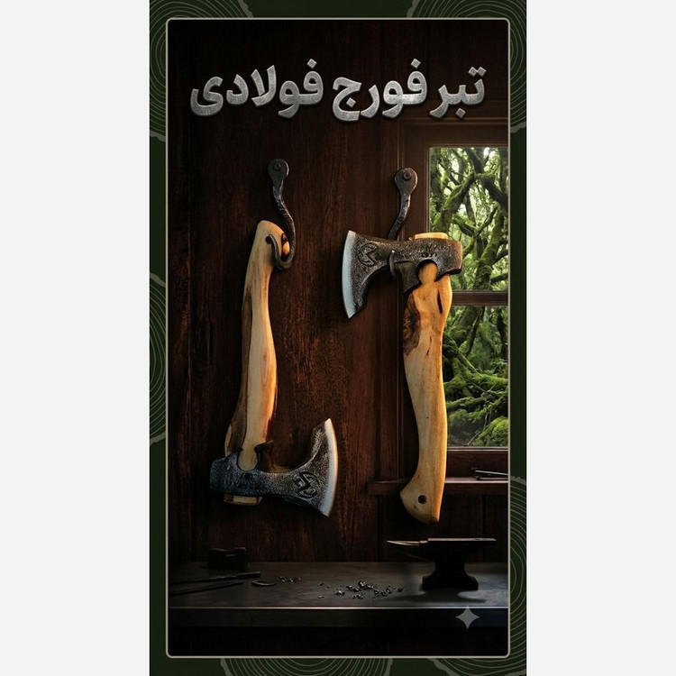 تبر فولادی فورج متوسط زنجان