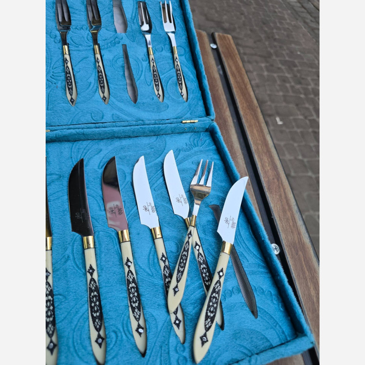 چاقو و چنگال استیل ست پذیرایی داداشی زنجان