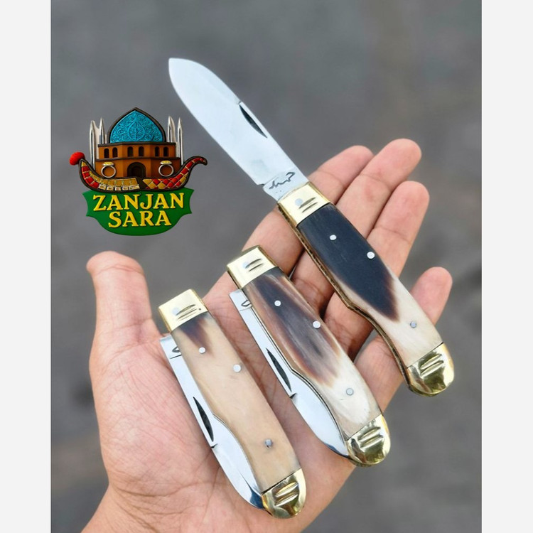چاقو تاشو استیل چوپانی استاد دادو زنجان