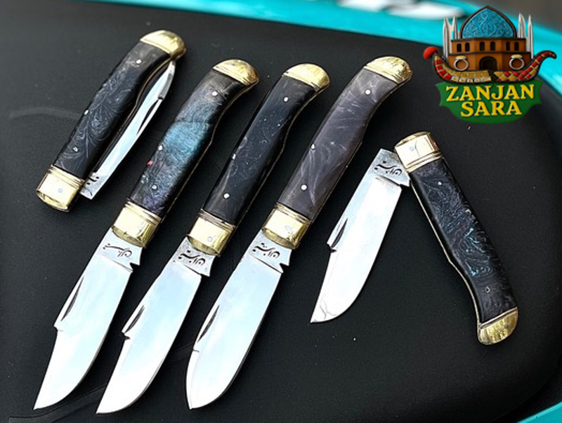 چاقو تاشو چوپانی استیل تیزان زنجان