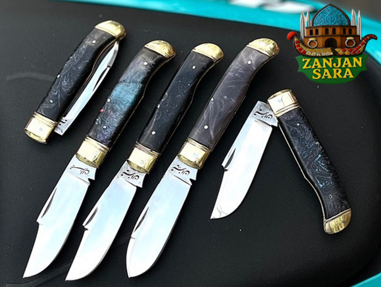 چاقو تاشو چوپانی استیل تیزان زنجان