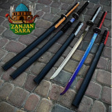 کاتانا فنر یک متری هفت رنگ زنجان(بسته 10 عددی)