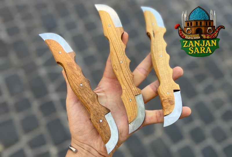 چاقو پوست کن دو تیغه مخفی زنجان(بسته بیست تایی)